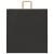 Pungi de hârtie 250 buc cu mânere negre 45x17x48 cm GartenMobel Dekor