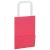 Pungi de hârtie 250 buc cu mânere roz 15x8x21 cm GartenMobel Dekor