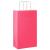 Pungi de hârtie 250 buc cu mânere roz 21x11x36 cm GartenMobel Dekor
