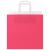 Pungi de hârtie 250 buc cu mânere roz 26x17x25 cm GartenMobel Dekor