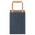 Pungi de hârtie 250 buc cu mânere Albastru 15x8x21 cm GartenMobel Dekor