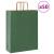Saci de hârtie 50 buc cu mânere verde 32x12x42 cm GartenMobel Dekor