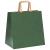 Pungi de hârtie 250 buc cu mânere verde 26x17x25 cm GartenMobel Dekor