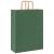 Saci de hârtie 250 buc cu mânere verde 32x12x42 cm GartenMobel Dekor