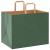 Saci de hârtie 250 buc cu mânere verde 32x22x24 cm GartenMobel Dekor