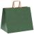 Saci de hârtie 250 buc cu mânere verde 32x22x24 cm GartenMobel Dekor