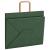Saci de hârtie 250 buc cu mânere verde 32x22x24 cm GartenMobel Dekor