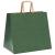 Pungi de hârtie 250 buc cu mânere verde 32x22x28 cm GartenMobel Dekor