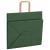 Pungi de hârtie 250 buc cu mânere verde 32x22x28 cm GartenMobel Dekor