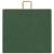 Pungi de hârtie 250 buc cu mânere verde 54x15x49 cm GartenMobel Dekor