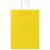 Pungi de hârtie 50 buc cu mânere galbene 32x17x44 cm GartenMobel Dekor