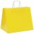 Pungi de hârtie 50 buc cu mânere galbene 32x22x24 cm GartenMobel Dekor