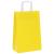 Pungi de hârtie 250 buc cu mânere galbene 21x11x31 cm GartenMobel Dekor