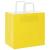Pungi de hârtie 250 buc cu mânere galbene 26x17x25 cm GartenMobel Dekor