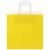 Pungi de hârtie 250 buc cu mânere galbene 26x17x25 cm GartenMobel Dekor