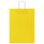 Pungi de hârtie 250 buc cu mânere galbene 32x17x44 cm GartenMobel Dekor