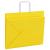 Pungi de hârtie 250 buc cu mânere galbene 32x22x24 cm GartenMobel Dekor