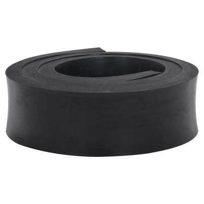 Margine de cauciuc pentru plug de zăpadă negru 200x8x2 cm GartenMobel Dekor