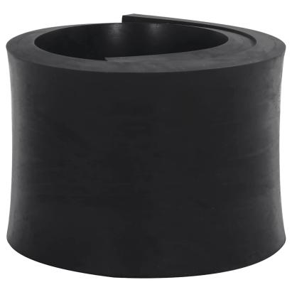 Margine de cauciuc pentru plug de zăpadă negru 80x15x2 cm GartenMobel Dekor