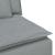 Modul central canapea modulară cu perne, gri deschis, 100 cm GartenMobel Dekor