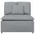 Modul central canapea modulară cu perne, gri deschis, 100 cm GartenMobel Dekor
