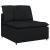 Modul central de canapea modulară cu perne, negru, 100 cm GartenMobel Dekor