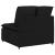 Modul central de canapea modulară cu perne, negru, 100 cm GartenMobel Dekor