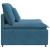 Modul central canapea modulară cu perne, albastru, 100 cm GartenMobel Dekor