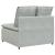 Modul central canapea modulară cu perne, gri deschis, 100 cm GartenMobel Dekor