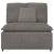 Modul central canapea modulară cu perne, gri deschis, 100 cm GartenMobel Dekor
