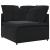 Modul de colț pentru canapea modulară cu perne, negru, 100 cm GartenMobel Dekor