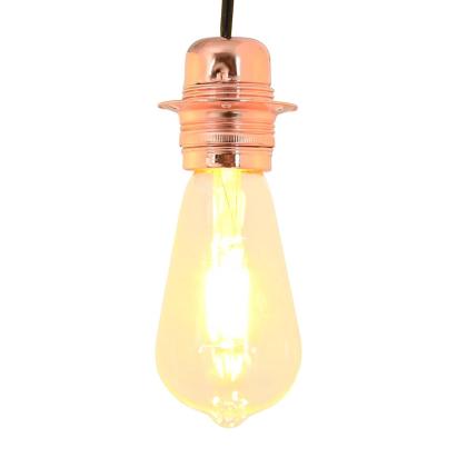 Suporturi de lampă 2 buc Rose Gold E27 GartenMobel Dekor