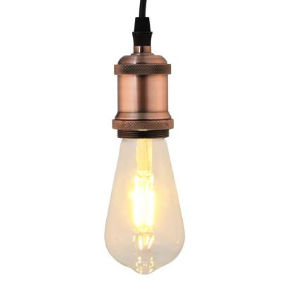 Suporturi de lampă 2 buc Roșu Bronz E27 GartenMobel Dekor