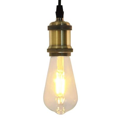 Suporturi de lampă 2 buc Bronz E27 GartenMobel Dekor