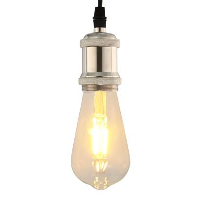 Suporturi de lampă 2 buc Nichel satinat E27 GartenMobel Dekor