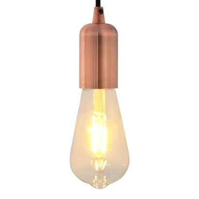 Suporturi de lampă 2 buc Roșu Bronz E27 GartenMobel Dekor