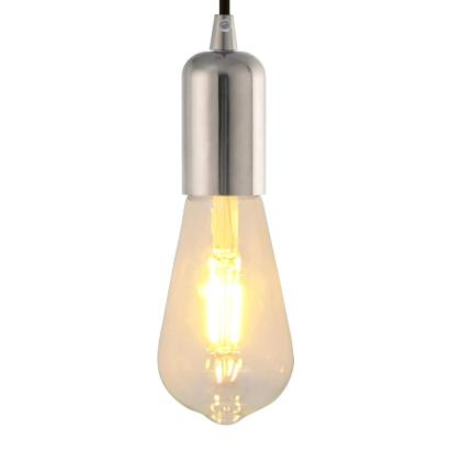 Suporturi de lampă 2 buc Nichel satinat E27 GartenMobel Dekor