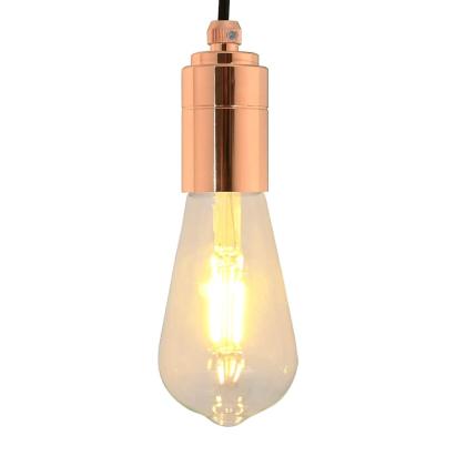 Suporturi de lampă 2 buc Rose Gold E27 GartenMobel Dekor