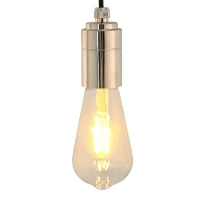 Suporturi de lampă 2 buc Nichel satinat E27 GartenMobel Dekor