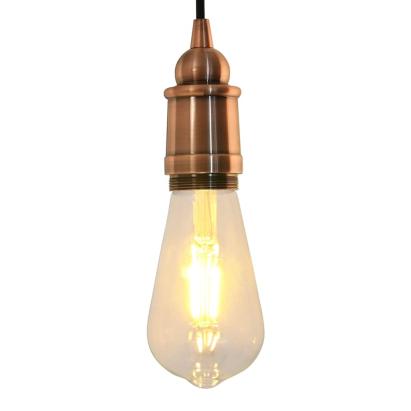 Suporturi de lampă 2 buc Roșu Bronz E27 GartenMobel Dekor