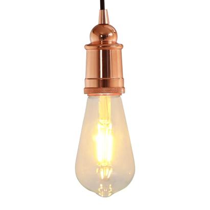 Suporturi de lampă 2 buc Rose Gold E27 GartenMobel Dekor