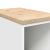 Dulap depozitare garaj alb 30x51x85 cm lemn masiv de pin GartenMobel Dekor