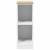 Dulap depozitare garaj alb 30x51x85 cm lemn masiv de pin GartenMobel Dekor