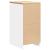 Dulap depozitare garaj alb 40x51x85 cm lemn masiv de pin GartenMobel Dekor