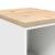 Dulap depozitare garaj alb 40x51x85 cm lemn masiv de pin GartenMobel Dekor