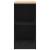 Dulap depozitare garaj negru 40x51x85 cm lemn masiv de pin GartenMobel Dekor