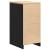 Dulap depozitare garaj negru 40x51x85 cm lemn masiv de pin GartenMobel Dekor
