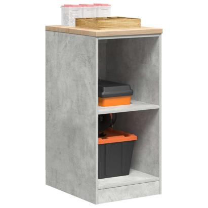 Dulap depozitare garaj Beton Gri 40x51x85 cm lemn masiv de pin GartenMobel Dekor