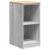 Dulap depozitare garaj gri Sonoma 40x51x85 cm lemn masiv de pin GartenMobel Dekor
