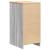 Dulap depozitare garaj gri Sonoma 40x51x85 cm lemn masiv de pin GartenMobel Dekor